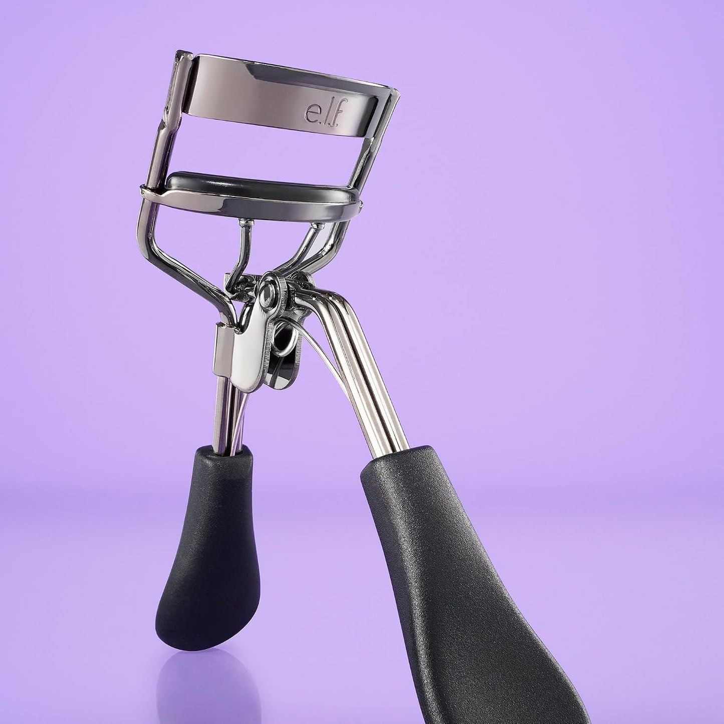 e.l.f. Pro Eyelash Curler, Stainless Steel Lash Curler, Long-Lasting Natural Curl, Ergonomic Design, Includes Replacement Pad, Fits All Eye Shapes