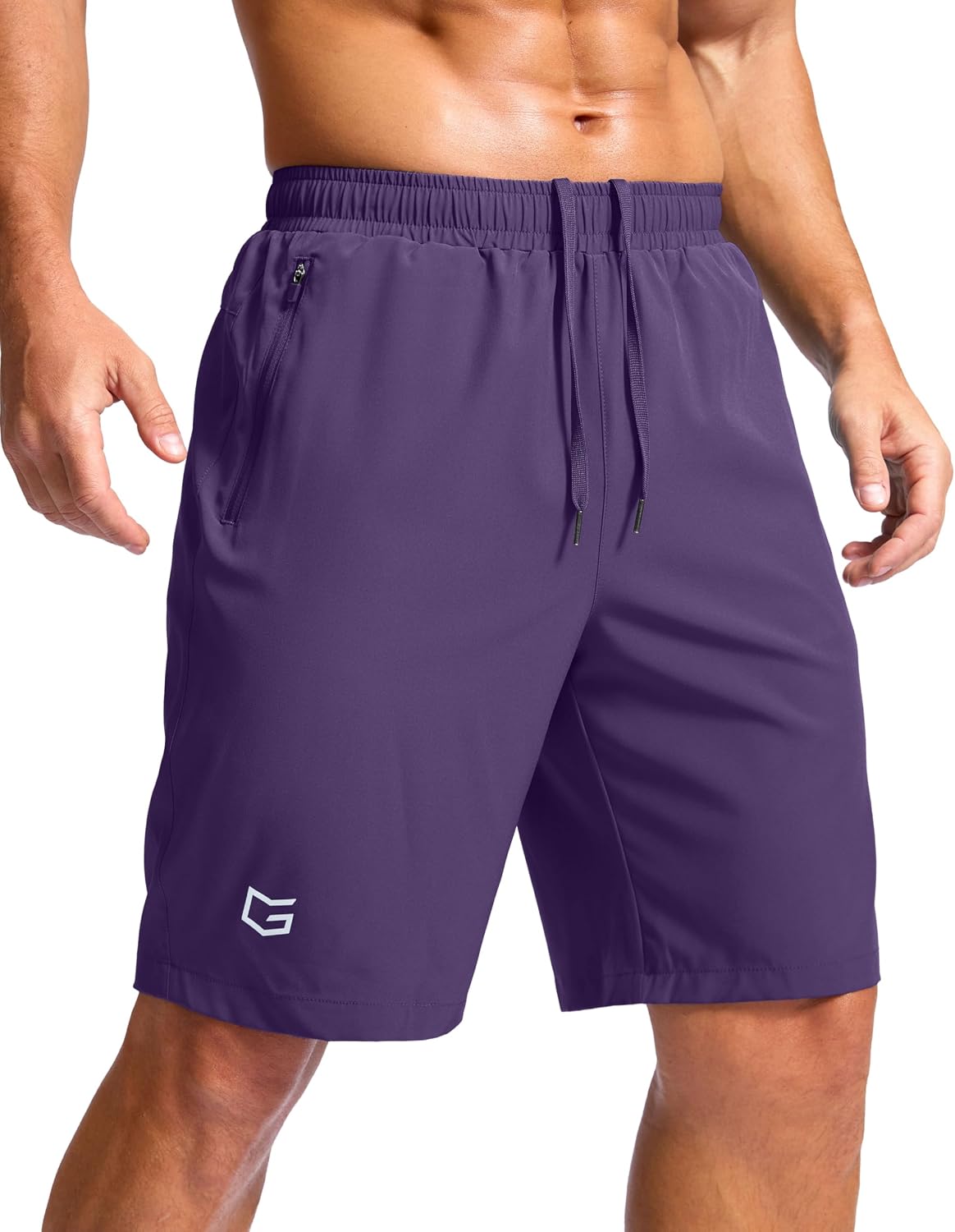 G Gradual Men's Athletic Running Shorts with 2 Zipper Pockets 7"/ 5"/ 9"
