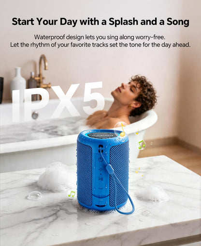 Portable Bluetooth Speaker Beach Essentials: IPX5 Waterproof for Outdoor