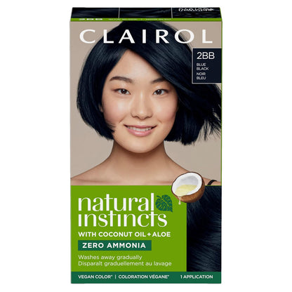 Clairol Natural Instincts Demi-Permanent Hair Dye, 4 Dark Brown | 1 Pack