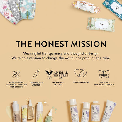 The Honest Company Shampoo & Body Wash, Tear-Free, Fragrance-Free, 10 fl oz