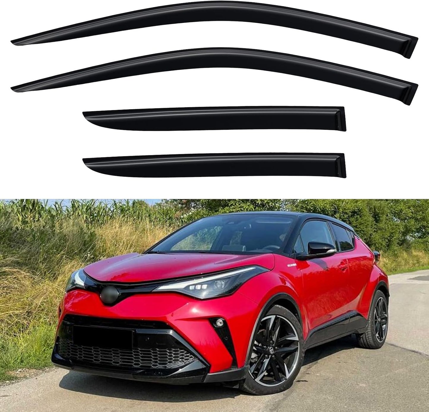 Window Visors Rain Guards for 2020-2025 Nissan Sentra
