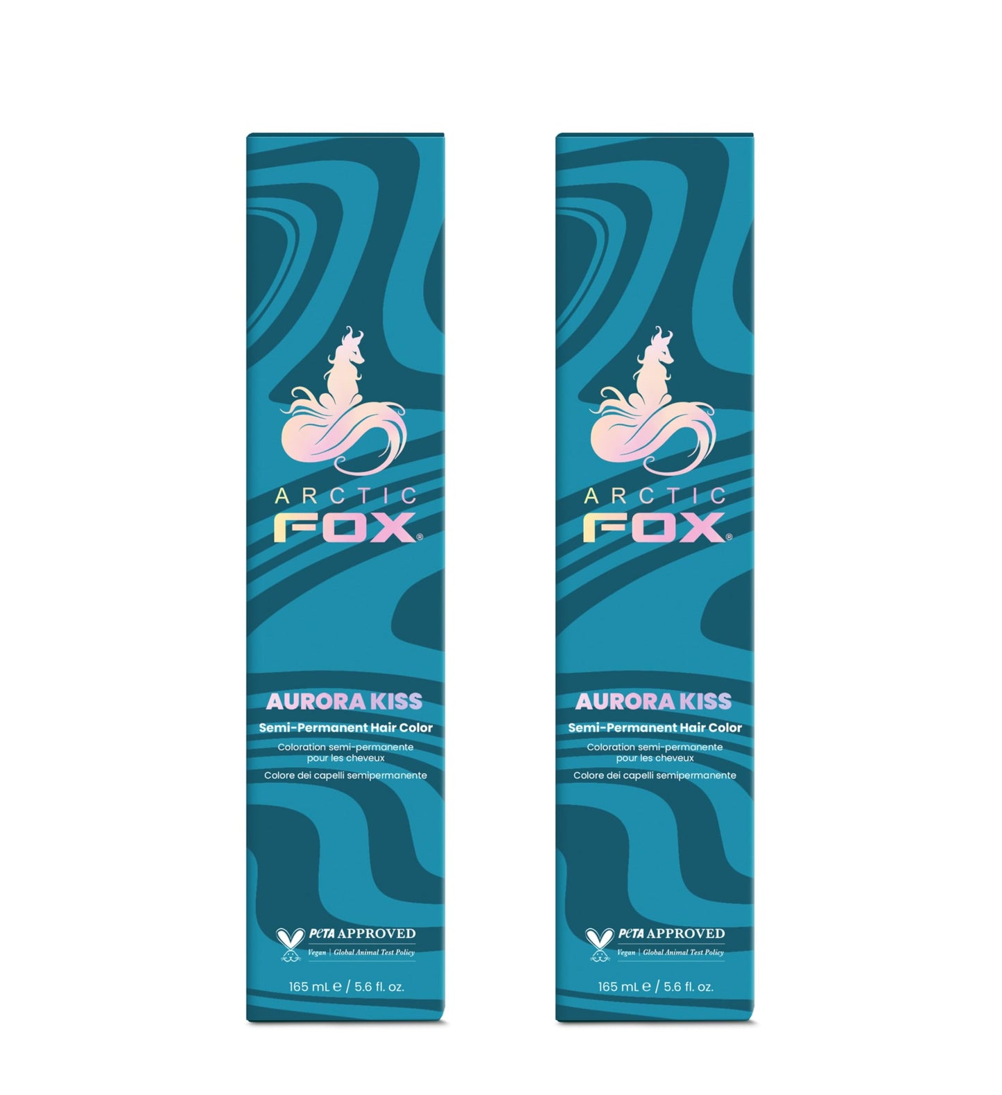 ARCTIC FOX Semi-Permanent Hair Dye - Sunset Orange, Vegan - 2 x 8 oz