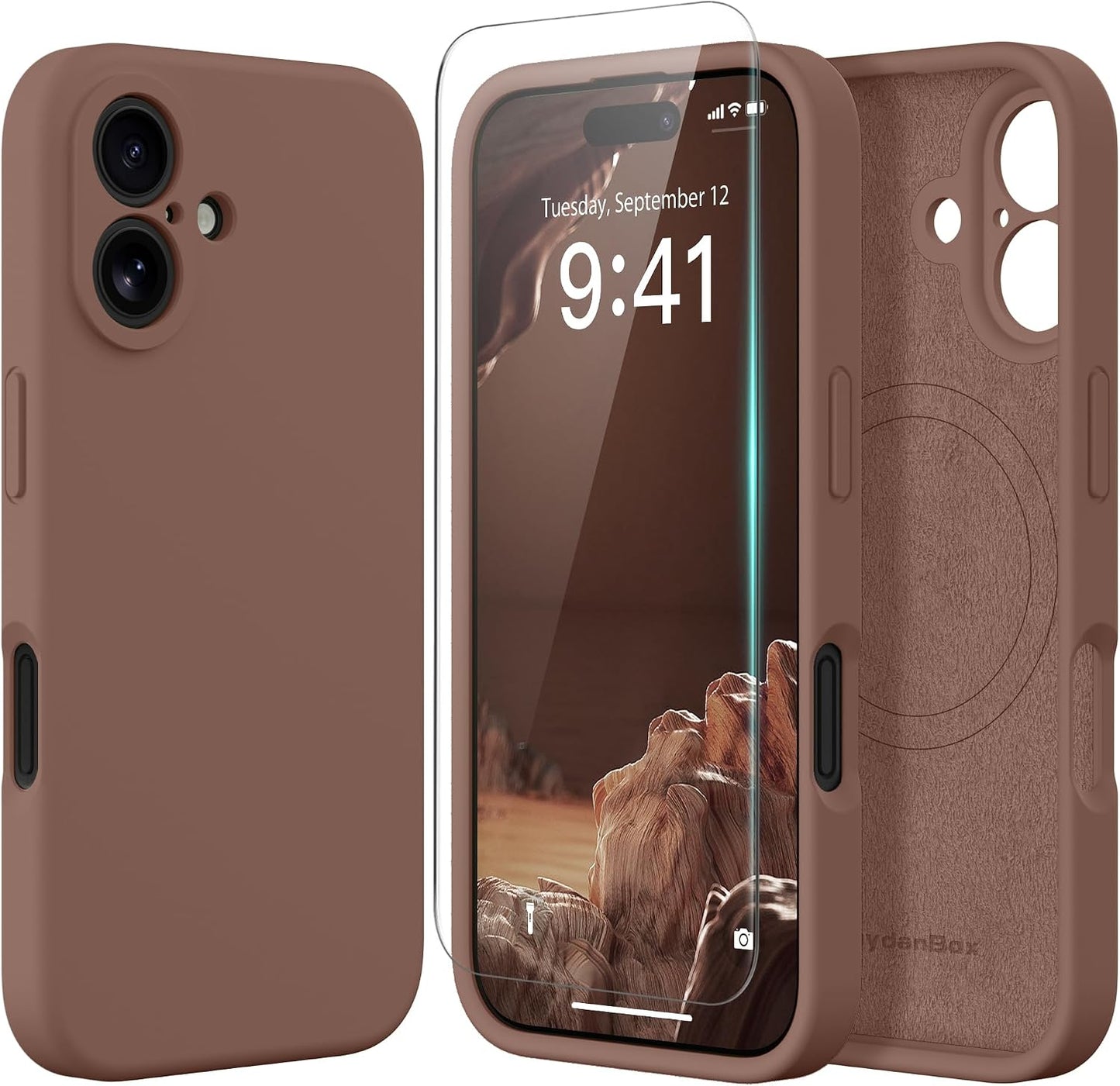 Magnetic for iPhone 17 Case Silicone Matcha