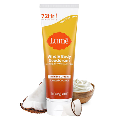 Lume Whole Body Deodorant - Cream Tube - 3 oz (Clean Tangerine)