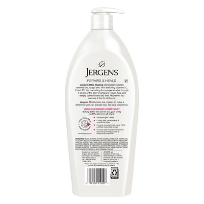 Jergens Ultra Healing Body Lotion, Moisturizer for Dry Skin, 32 fl oz