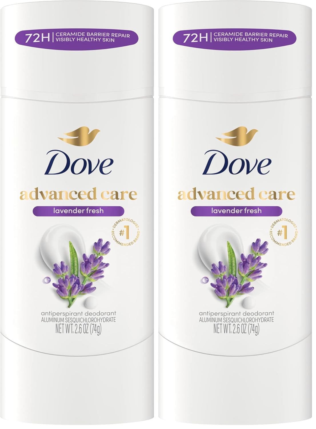 Dove Advanced Care Antiperspirant Stick Cool Essentials 2.6 oz 2PK