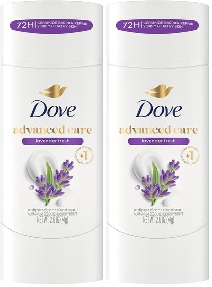 Dove Advanced Care Antiperspirant Stick Cool Essentials 2.6 oz 2PK