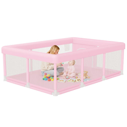 Hiaksedt Baby Playpen 50x50 Inch, Play Pens for Babies and Toddlers