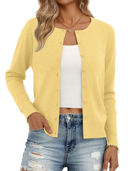 Trendy Queen Women's Lightweight Knit Cardigan