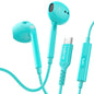 LUDOS Zenith USB C Headphones for iPhone 17 16 15 Pro Max Plus Air iPad Pro Air, 5 Years Warranty, USB-C Earbuds for Samsung Galaxy S24 S23 Ultra S22 S21 S20 A55 A54 A53, USB Type C Earphones - White