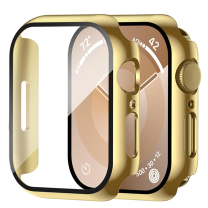 Smiling 2 Pack Case Compatible with Apple Watch SE 3 (2025)/ SE 2/ SE/Series 6/5/4 40mm with Tempered Glass Screen Protector, Hard PC Case Overall Protective Cover- 1 Blue+ 1 Transparent