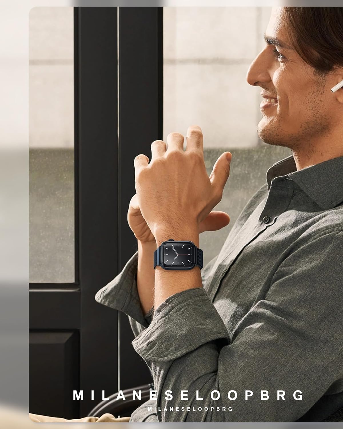 Original Milanese Loop Compatible with Apple Watch Bands for Women & Men