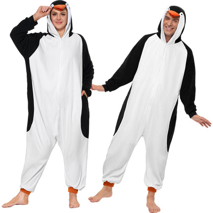 Spooktacular Creations Halloween Dalmatian Dragon Cow Costume, Animal Costume Hooded Jumpsuit for Halloween Cosplay Party