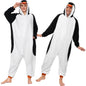 Spooktacular Creations Halloween Dalmatian Dragon Cow Costume, Animal Costume Hooded Jumpsuit for Halloween Cosplay Party