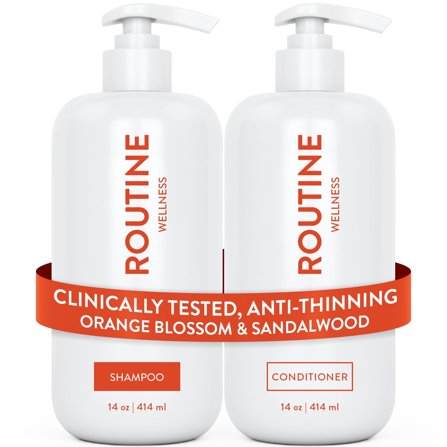 Routine Wellness Shampoo & Conditioner Set - Jasmine & Orange Blossom