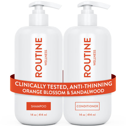 Routine Wellness Shampoo & Conditioner Set - Jasmine & Orange Blossom