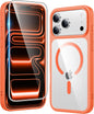 FNTCASE for iPhone 17 Pro Case Clear Magnetic with Screen Protector