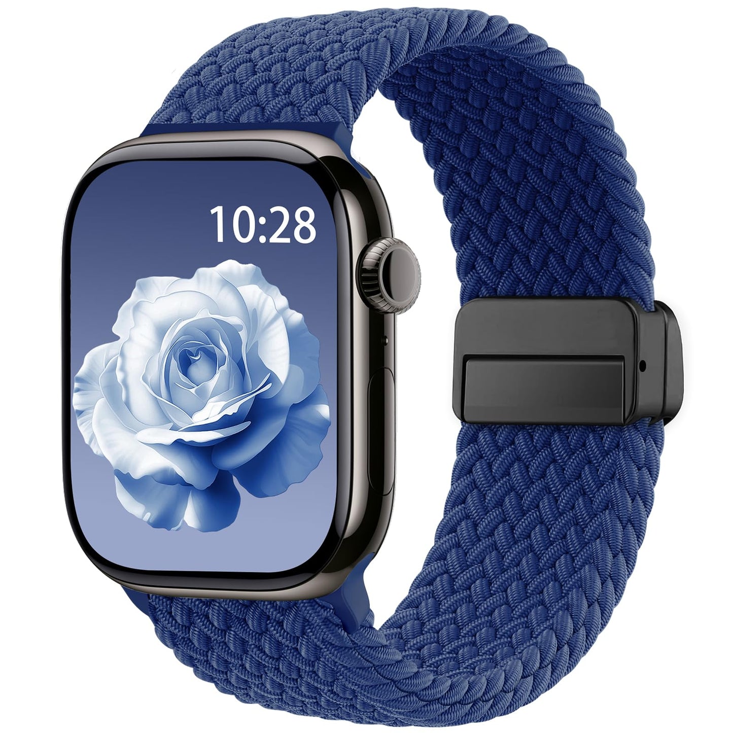 Braided Stretchy Magnetic Band Compatible with Apple Watch Bands Women Men