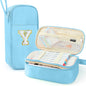 Cute Large Pencil Case Pouch,Personalized Initial Pencil Bag for Girls Boy