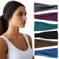 Headbands for Women - 6 Pack Wide Elastic Hair Bands | Stretchy Sweatbands Hair Bands | Soft Sports Thin Head Bands | Non-Slip Accessories Bands for Fashion, Washing Face, Workouts, Yoga, Daily Use