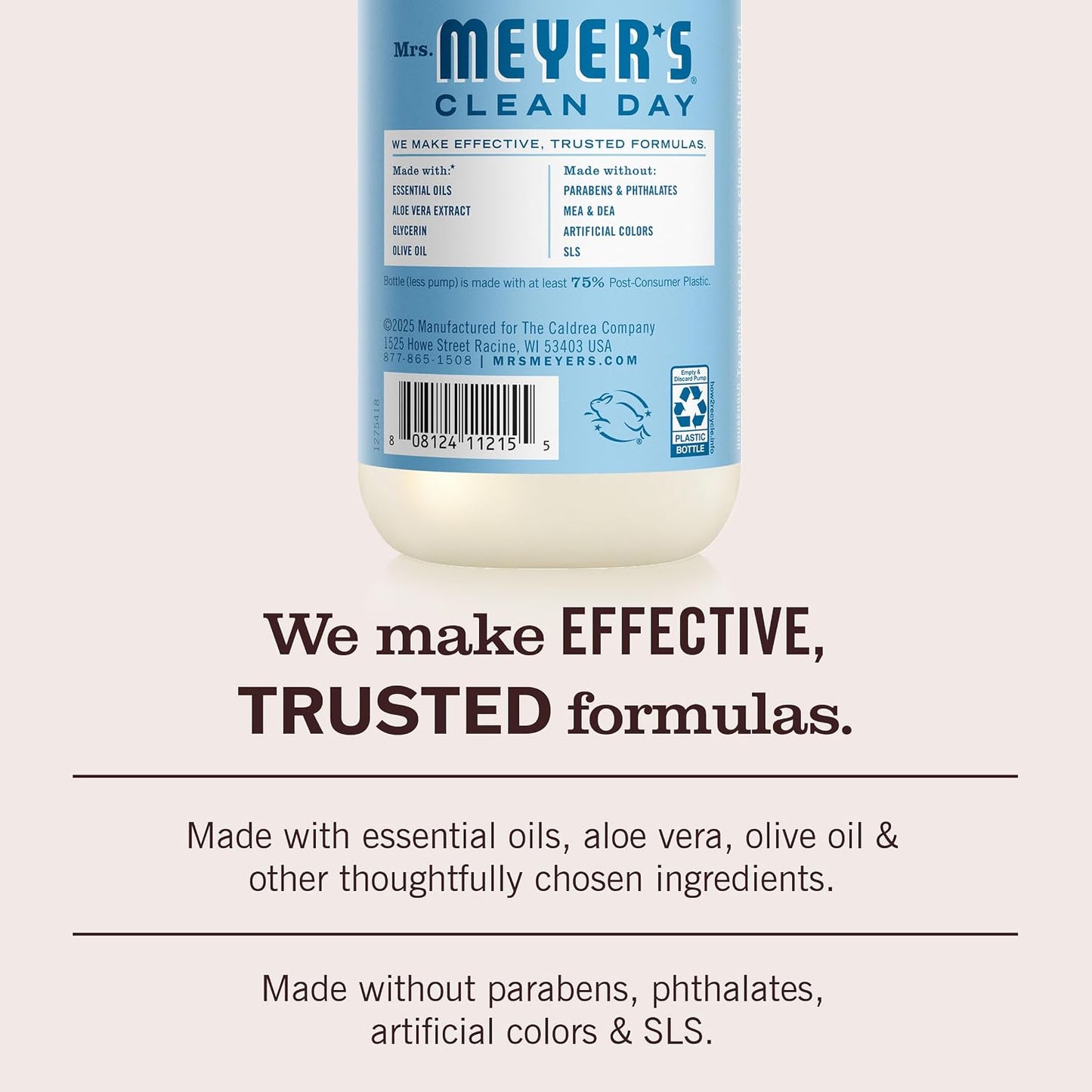 Mrs. Meyer's Clean Day, Hand Soap, Lavender Scent, 12.5 Fl Oz