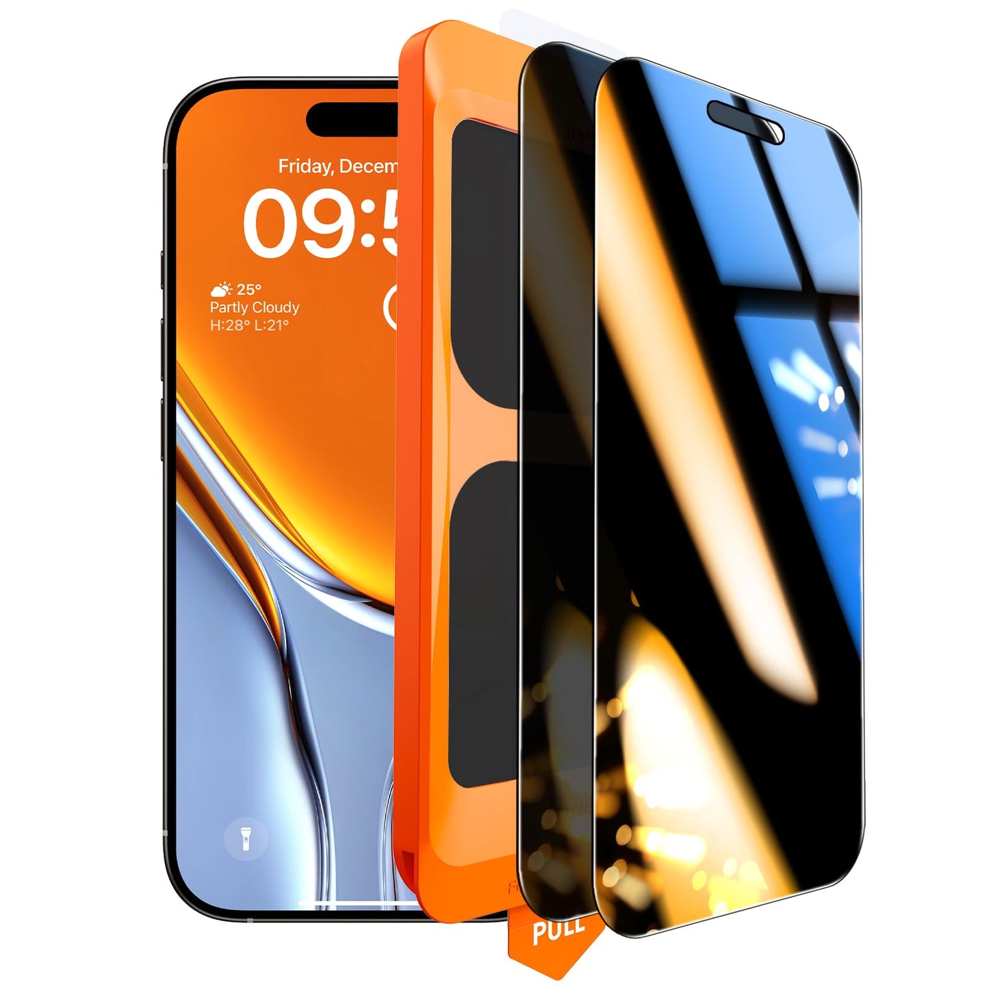 TOCOL for iPhone 17 Pro Max Screen Protector, Clear