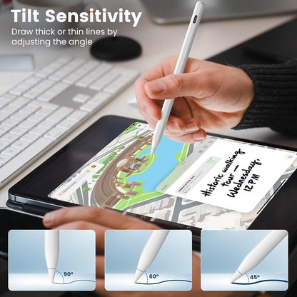 Penlike Pencil for Apple iPad 2026-2018, Fast Charge Stylus Pen for iPad
