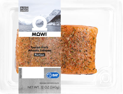 MOWI Atlantic Salmon 12oz, 2 Portions, Fresh Never Frozen