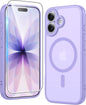 FNTCASE for iPhone 17 Pro Case Clear Magnetic with Screen Protector