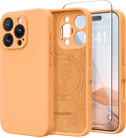Magnetic for iPhone 17 Case Silicone Matcha