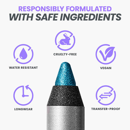 Wonderskin Eyeliner Pencil 1440 Longwear Eyeliner Waterproof & Smudge Proof