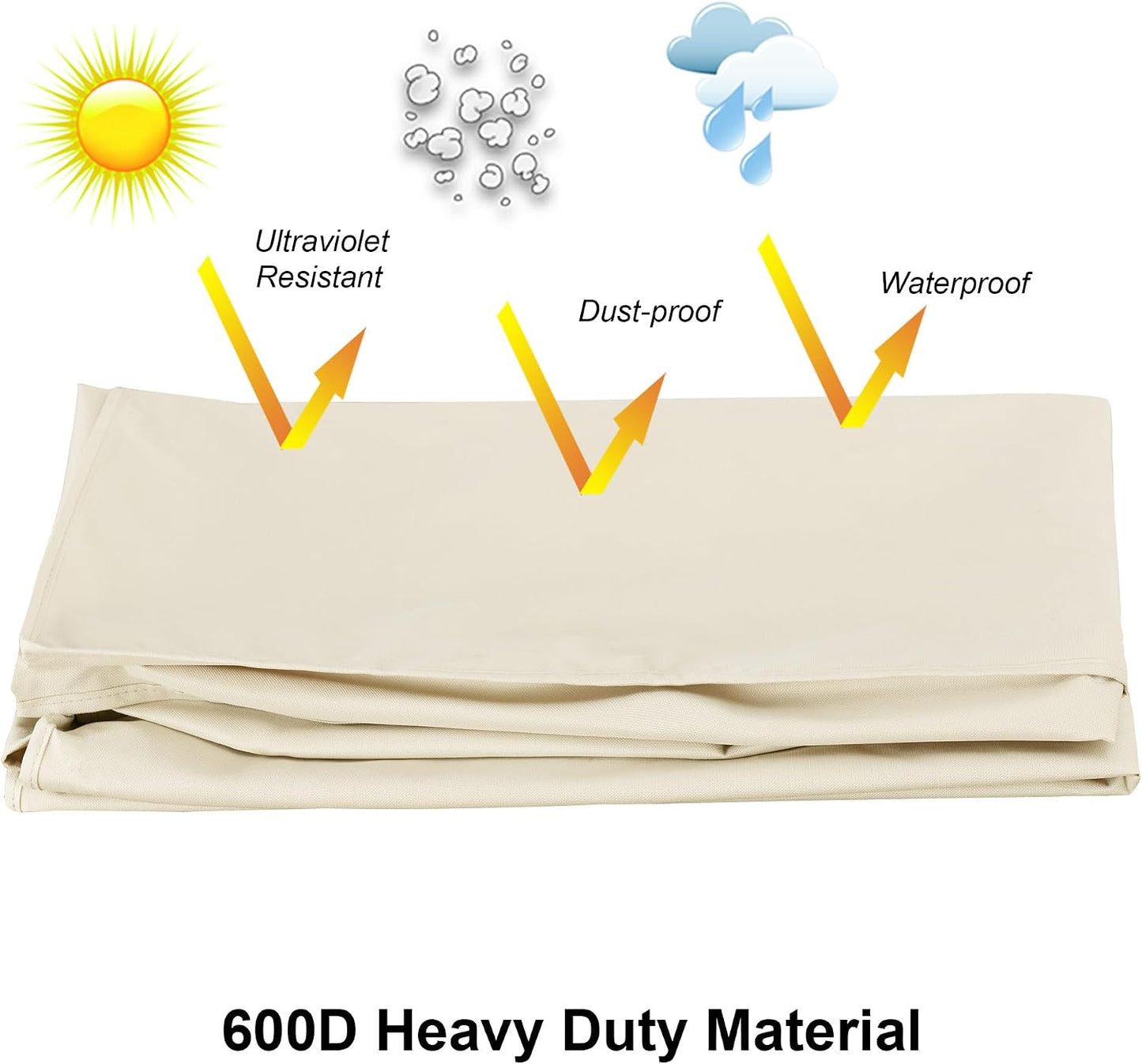 iBirdie Outdoor TV Cover 55 to 58 inch Weatherproof and Waterproof