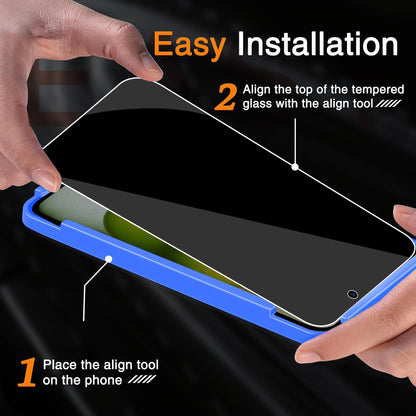 Wiaocit Tempered Glass Privacy Screen Protector for iPhone 15 Pro