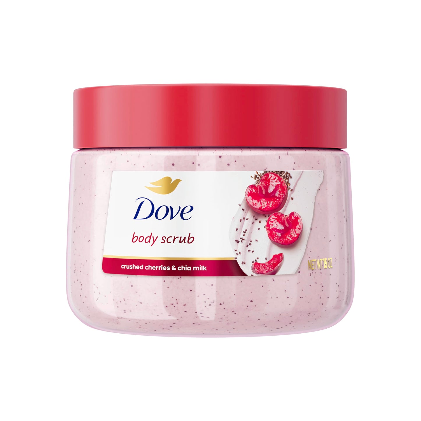 Dove Scrub Macadamia Rice Milk Body Scrub Exfoliates and Deeply 15 oz