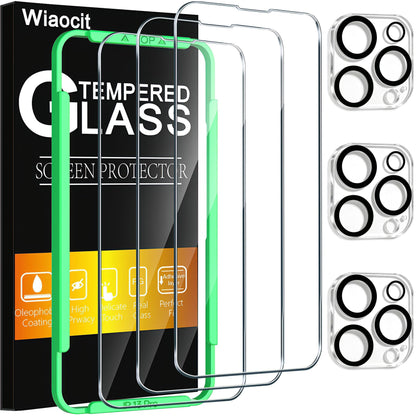 Wiaocit Tempered Glass Privacy Screen Protector for iPhone 15 Pro