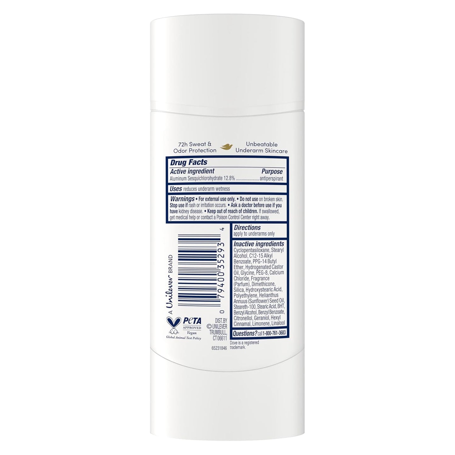 Dove Advanced Care Antiperspirant Stick Cool Essentials 2.6 oz 2PK