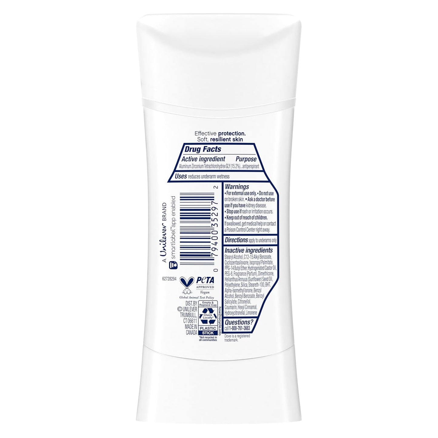 Dove Advanced Care Antiperspirant Stick Cool Essentials 2.6 oz 2PK