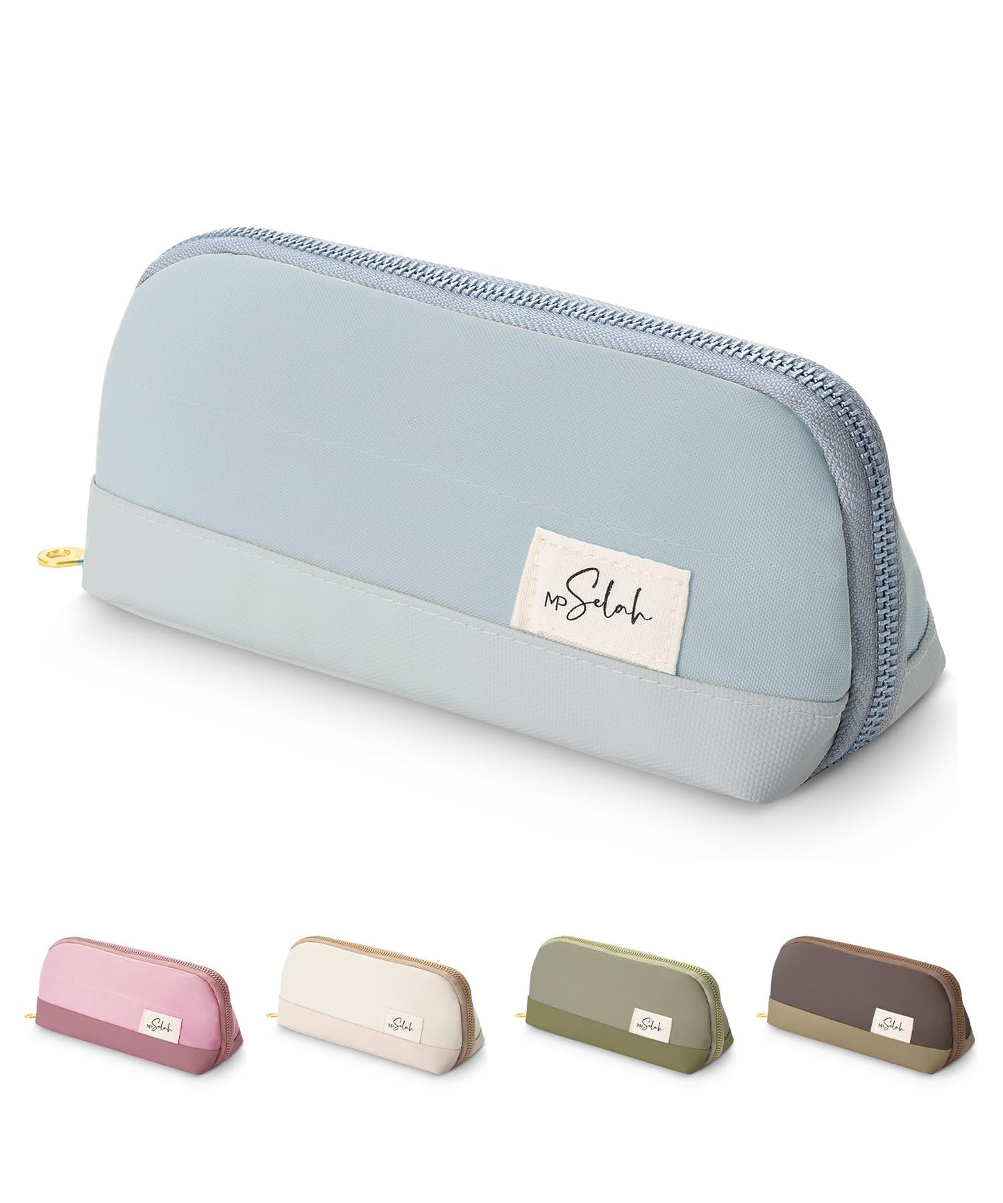 Mr. Pen- Wide-Opening Pencil Case, Triangle Design