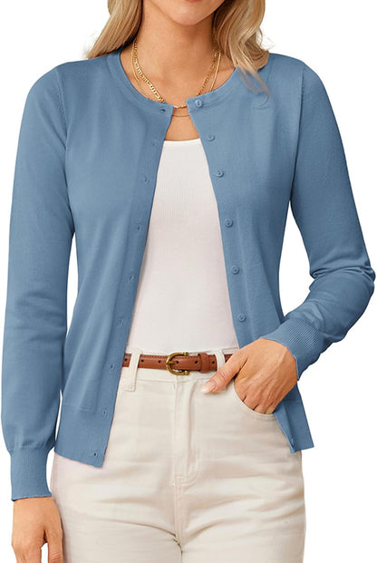 GRACE KARIN Knit Cardigan Sweaters for Women Lightweight Fall Outfits 2026