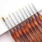 Golden Maple Detail Paint Brushes Set 10pcs