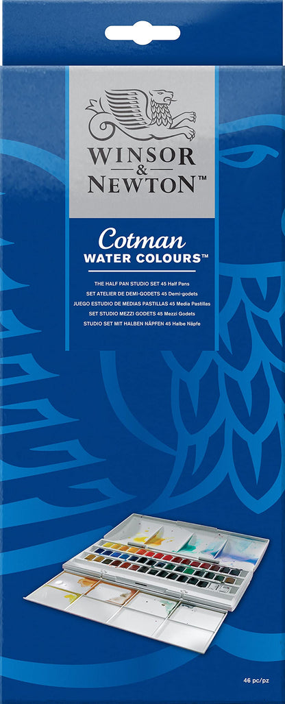 Winsor & Newton Cotman Watercolor Paint Set, Sketchers' Pocket Set