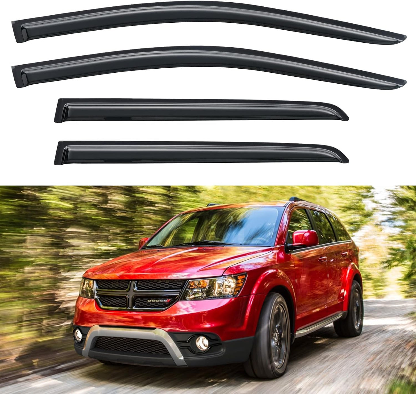 Window Visors Rain Guards for 2020-2025 Nissan Sentra