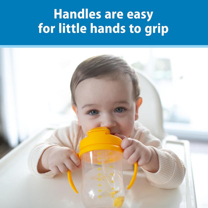 Dr. Brown's Milestones Baby's First Straw Cup, Blue, 1-Pack