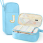 Cute Large Pencil Case Pouch,Personalized Initial Pencil Bag for Girls Boy