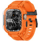 amBand Bands Compatible with Apple Watch 9/8/7/6/5/4 & SE 3/2/1 45mm/44mm Case for Men, M1 Sport Series Rugged Case Protective Cover for iWatch SE3/SE2/6/SE/5/4 44/45 mm Men Black