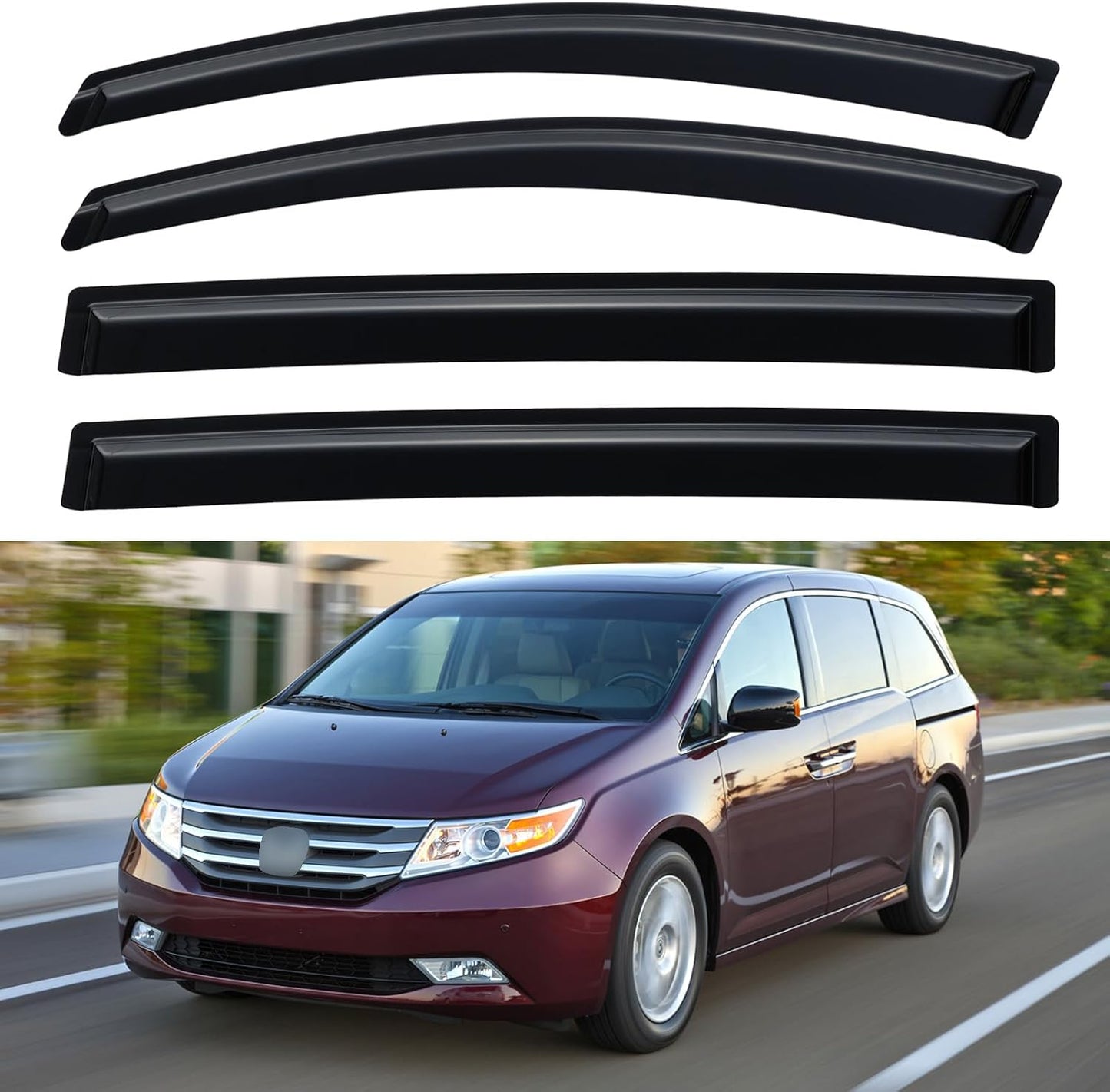 Window Visors Rain Guards for 2020-2025 Nissan Sentra