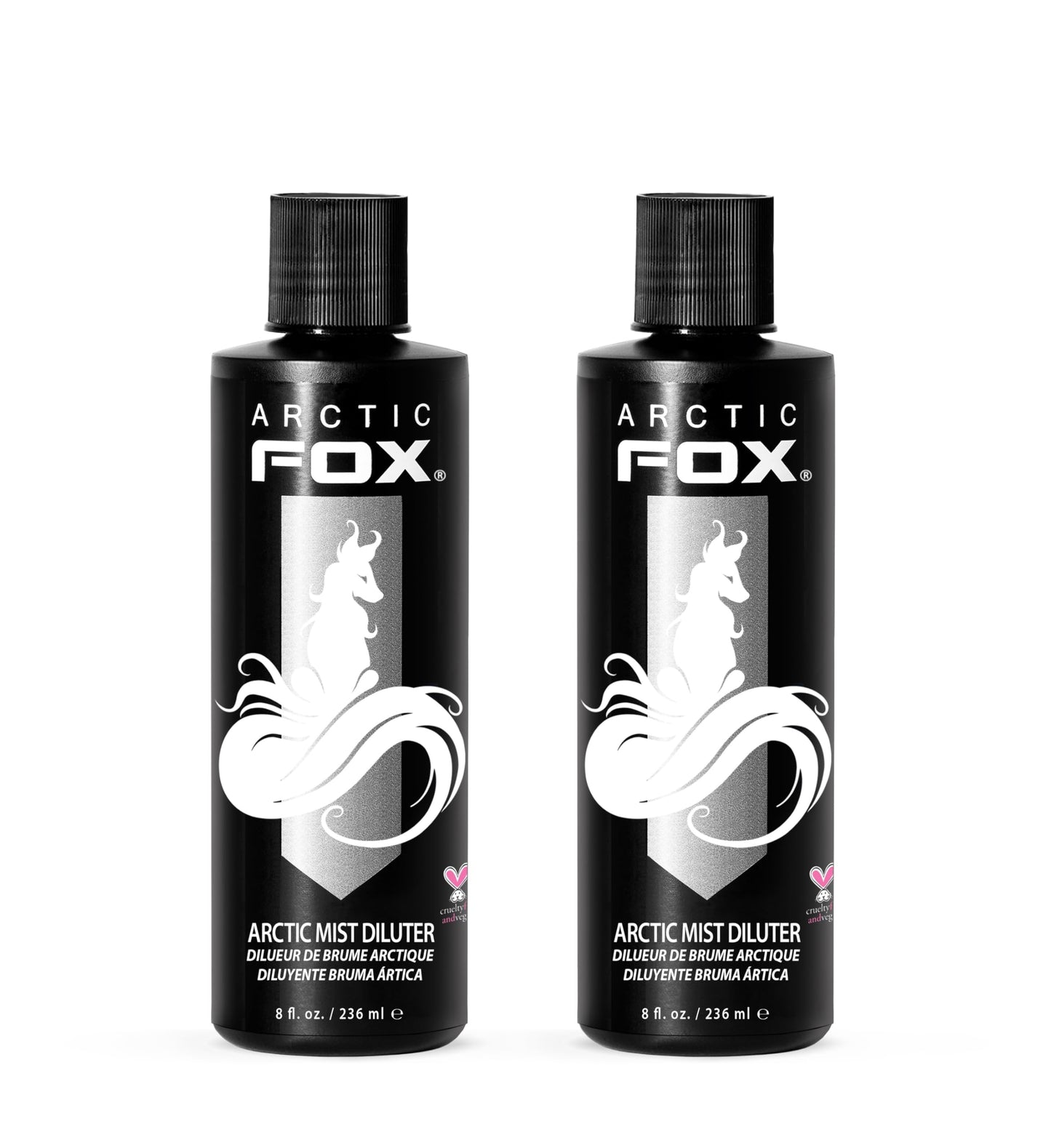 ARCTIC FOX Semi-Permanent Hair Dye - Sunset Orange, Vegan - 2 x 8 oz