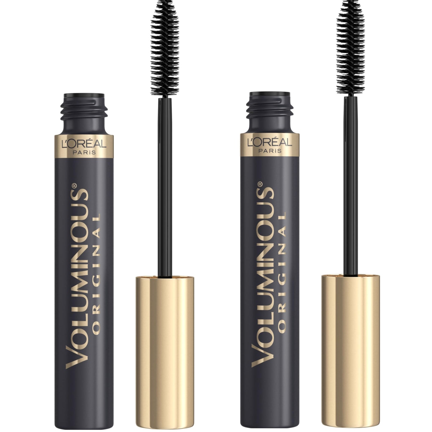 L’Oreal ParisVoluminous Waterproof Volume Building Mascara, Black [360], 0.28 oz (Pack of 3)