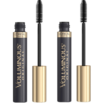 L’Oreal ParisVoluminous Waterproof Volume Building Mascara, Black [360], 0.28 oz (Pack of 3)